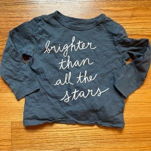 Little Co by Lauren Conrad brighter than all the stars long sleeve shirt size 2T